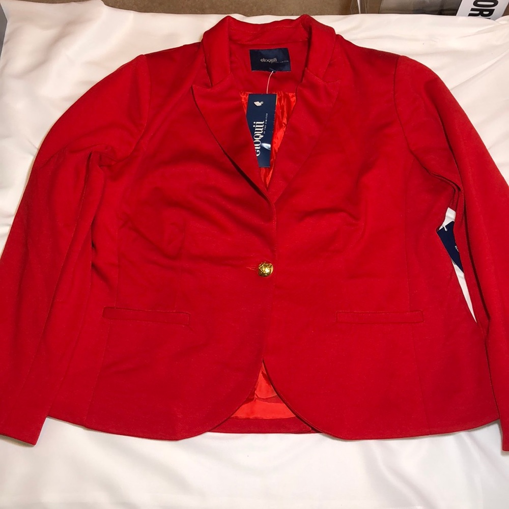 🔥🔥NWT Red blazer by Eloquii!!!🔥🔥
